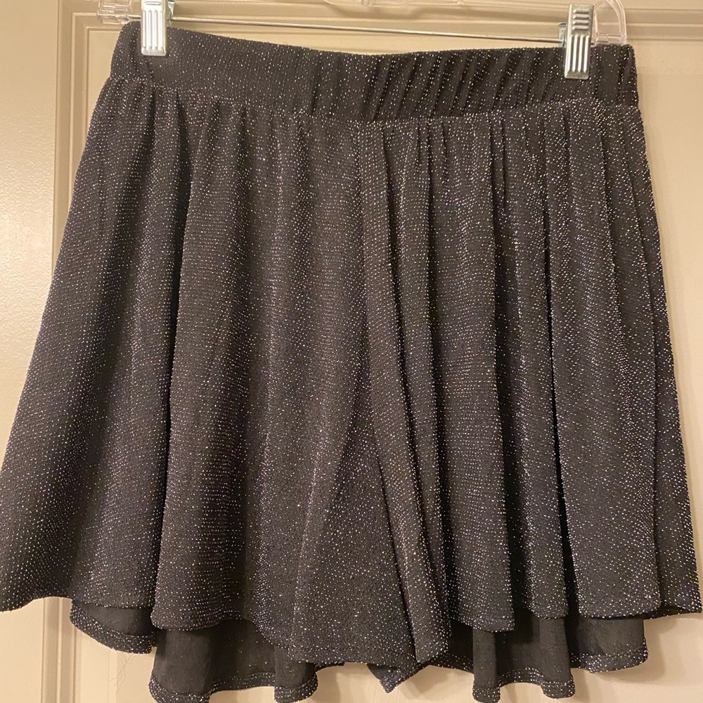 Show Me Your Mumu Carlos Swing Shorts Black Sparkle